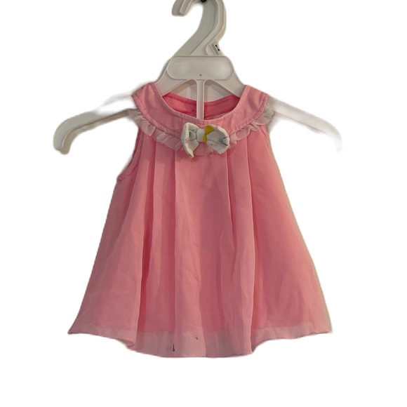 Bon Bebe 2 piece Baby Girl outfit Soft tulle blouse with matching shorts 3/6 M - Picture 2 of 7